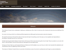 Tablet Screenshot of culbersonfuneralhome.com